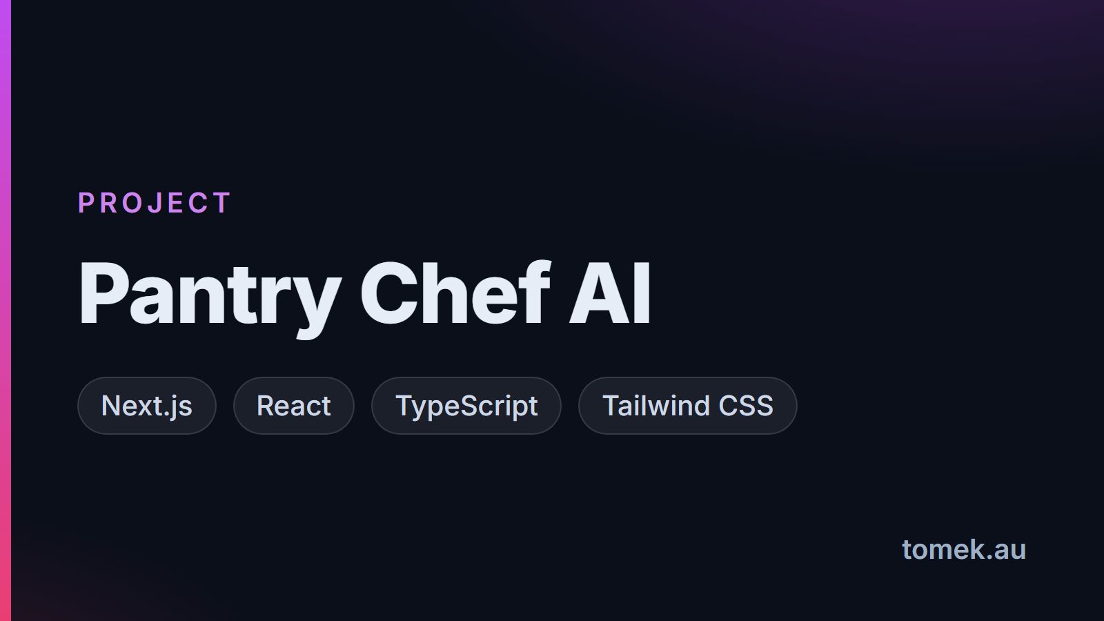 Pantry Chef AI