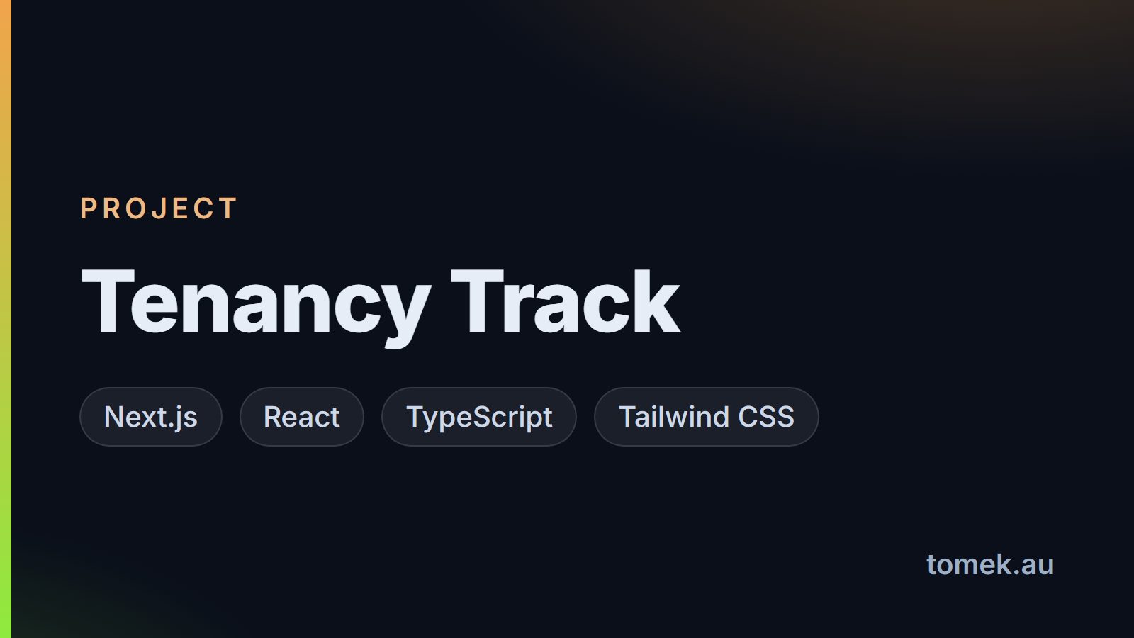 Tenancy Track