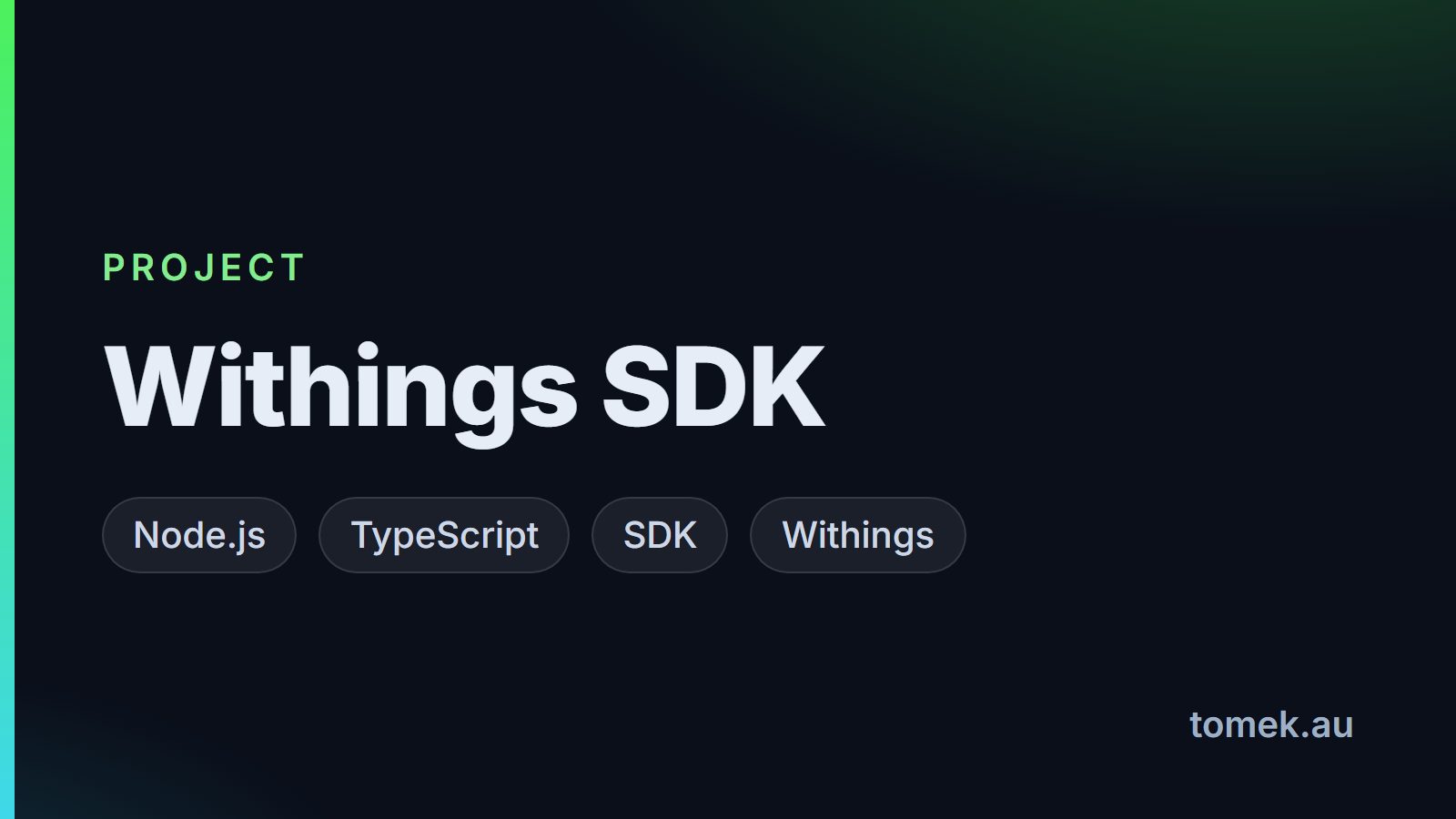 Withings SDK